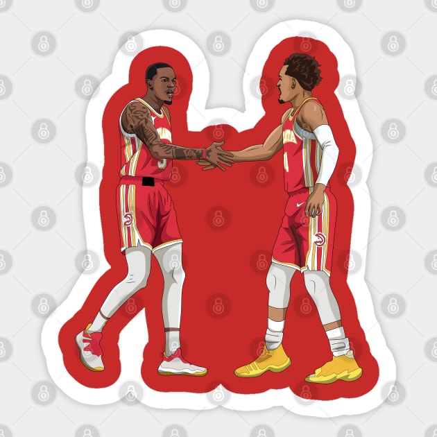 Dejounte Murray x Trae Young Sticker by xavierjfong